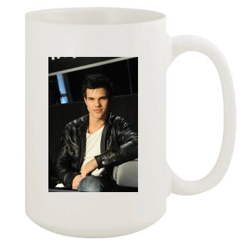 Taylor Lautner 15oz White Mug