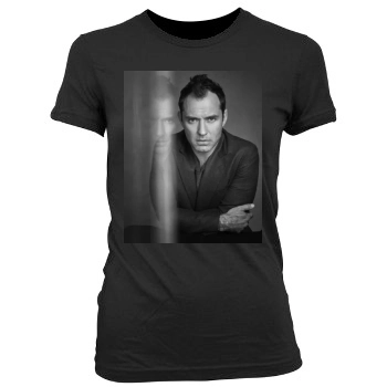Jude Law Women's Junior Cut Crewneck T-Shirt