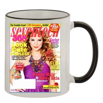 Taylor Swift 11oz Colored Rim & Handle Mug