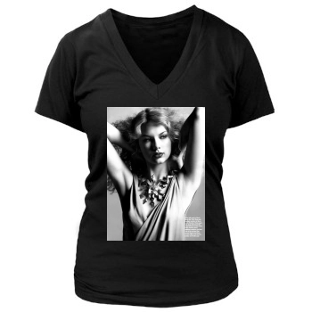 Taylor Swift Women's Deep V-Neck TShirt