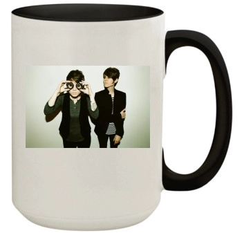 Tegan and Sara 15oz Colored Inner & Handle Mug