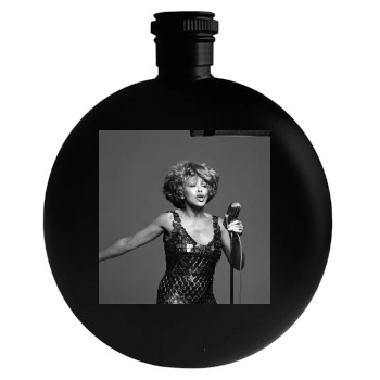 Tina Turner Round Flask