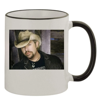 Toby Keith 11oz Colored Rim & Handle Mug