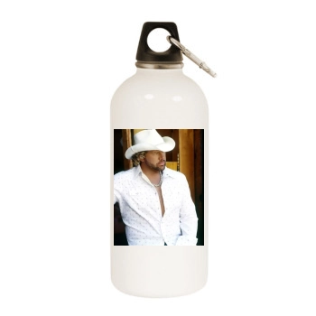 Toby Keith White Water Bottle With Carabiner