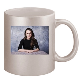 Keira Knightley 11oz Metallic Silver Mug