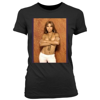 Toni Braxton Women's Junior Cut Crewneck T-Shirt