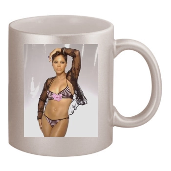 Toni Braxton 11oz Metallic Silver Mug