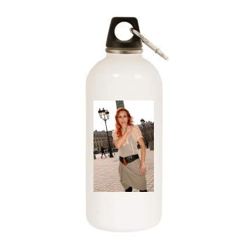 Tori Amos White Water Bottle With Carabiner