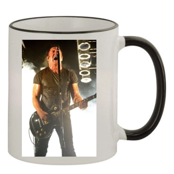 Trent Reznor 11oz Colored Rim & Handle Mug