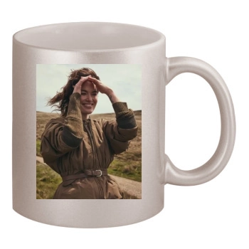 Lena Headey 11oz Metallic Silver Mug