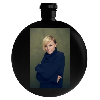 Malin Akerman Round Flask