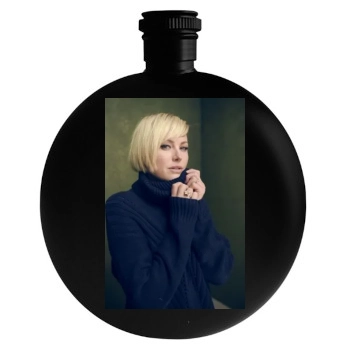 Malin Akerman Round Flask