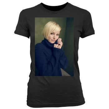 Malin Akerman Women's Junior Cut Crewneck T-Shirt