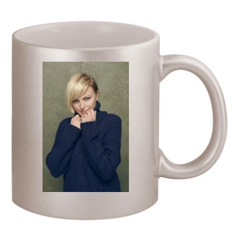 Malin Akerman 11oz Metallic Silver Mug