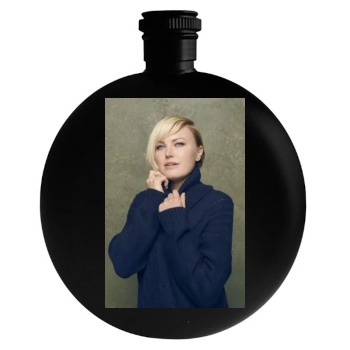 Malin Akerman Round Flask