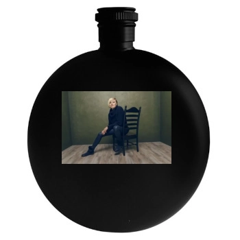 Malin Akerman Round Flask