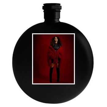 Megan Fox Round Flask