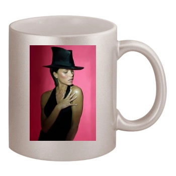 Victoria Beckham 11oz Metallic Silver Mug