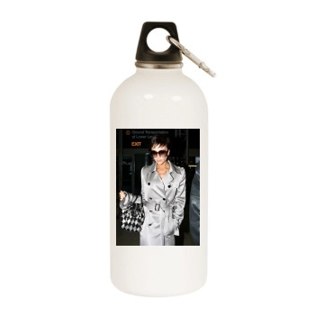 Victoria Beckham White Water Bottle With Carabiner