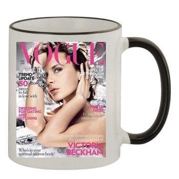 Victoria Beckham 11oz Colored Rim & Handle Mug