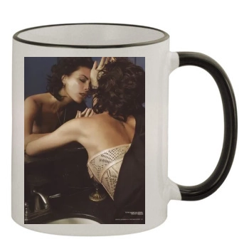 Victoria Beckham 11oz Colored Rim & Handle Mug