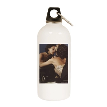 Victoria Beckham White Water Bottle With Carabiner