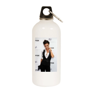 Victoria Beckham White Water Bottle With Carabiner