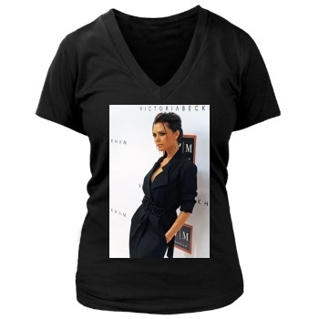 Victoria Beckham Women's Deep V-Neck TShirt