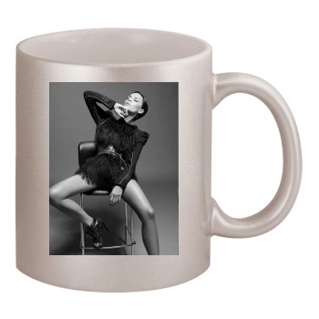 Victoria Beckham 11oz Metallic Silver Mug