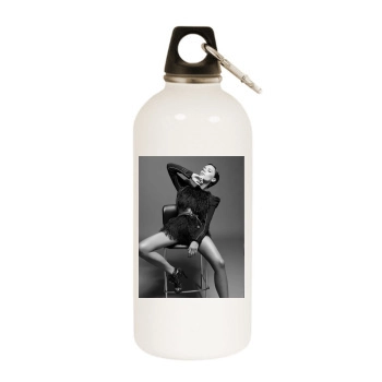 Victoria Beckham White Water Bottle With Carabiner