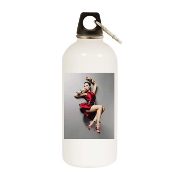 Victoria Beckham White Water Bottle With Carabiner