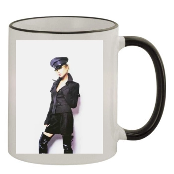 Victoria Beckham 11oz Colored Rim & Handle Mug