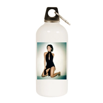 Victoria Beckham White Water Bottle With Carabiner