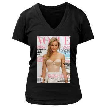 Vogue Australia Women's Deep V-Neck TShirt