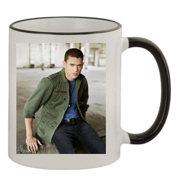 Wentworth Miller 11oz Colored Rim & Handle Mug