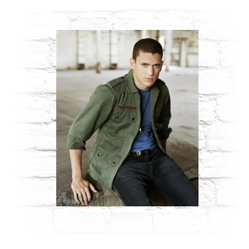 Wentworth Miller Metal Wall Art