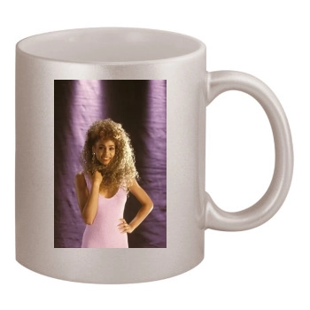 Whitney Houston 11oz Metallic Silver Mug