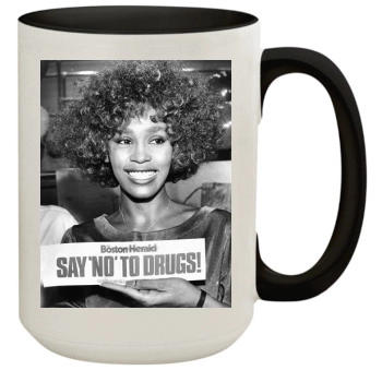 Whitney Houston 15oz Colored Inner & Handle Mug