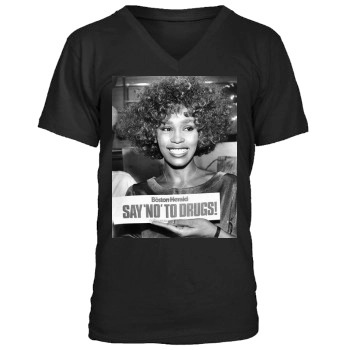 Whitney Houston Men's V-Neck T-Shirt