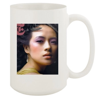 Ziyi Zhang 15oz White Mug