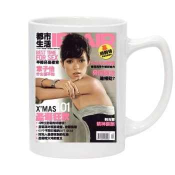 Ziyi Zhang 14oz White Statesman Mug