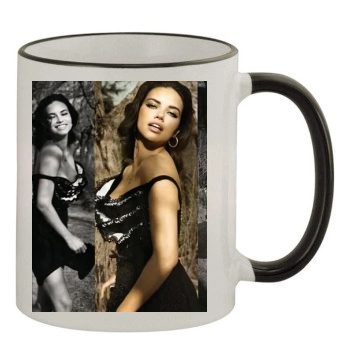 Adriana Lima 11oz Colored Rim & Handle Mug