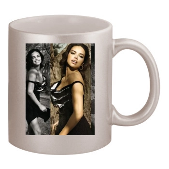 Adriana Lima 11oz Metallic Silver Mug