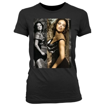 Adriana Lima Women's Junior Cut Crewneck T-Shirt