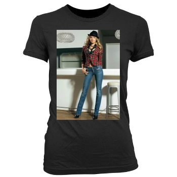 Candice Swanepoel Women's Junior Cut Crewneck T-Shirt