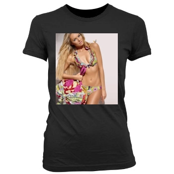 Candice Swanepoel Women's Junior Cut Crewneck T-Shirt