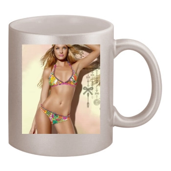 Candice Swanepoel 11oz Metallic Silver Mug