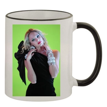 Candice Swanepoel 11oz Colored Rim & Handle Mug