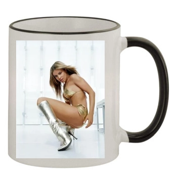 Carmen Electra 11oz Colored Rim & Handle Mug