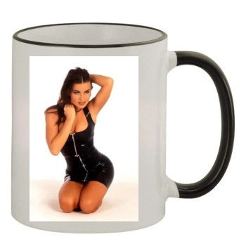 Carmen Electra 11oz Colored Rim & Handle Mug